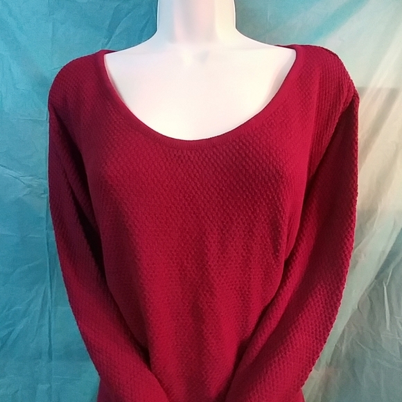 Karen Scott Women's Sweater Plus Textured Pullover - Picture 2 of 6